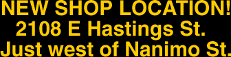 New shop address